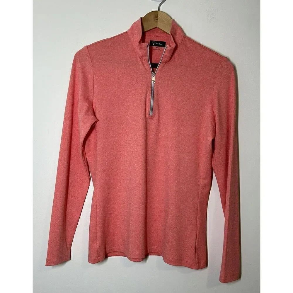 Greg Norman Women’s 1/4 Zip Golf Pull-over Ja cket Activewear Long Sleeve Size M
